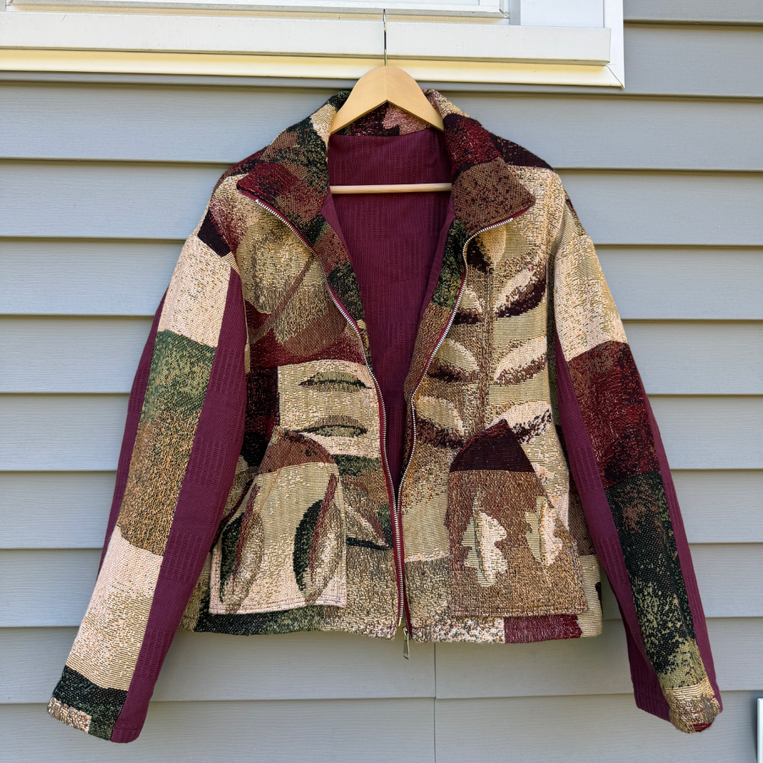Fall Leaves Blanket Jacket